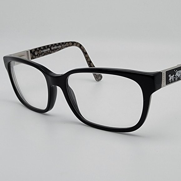 Coach HC6062 Darcy 5261 Black Military Sig C Eyeglasses Frame w/ Case 51-16-135 main image 4
